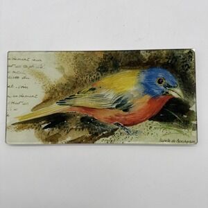 Letter Trinket Tray Isabelle de‎ Borchgrave Creation 10" X 5"